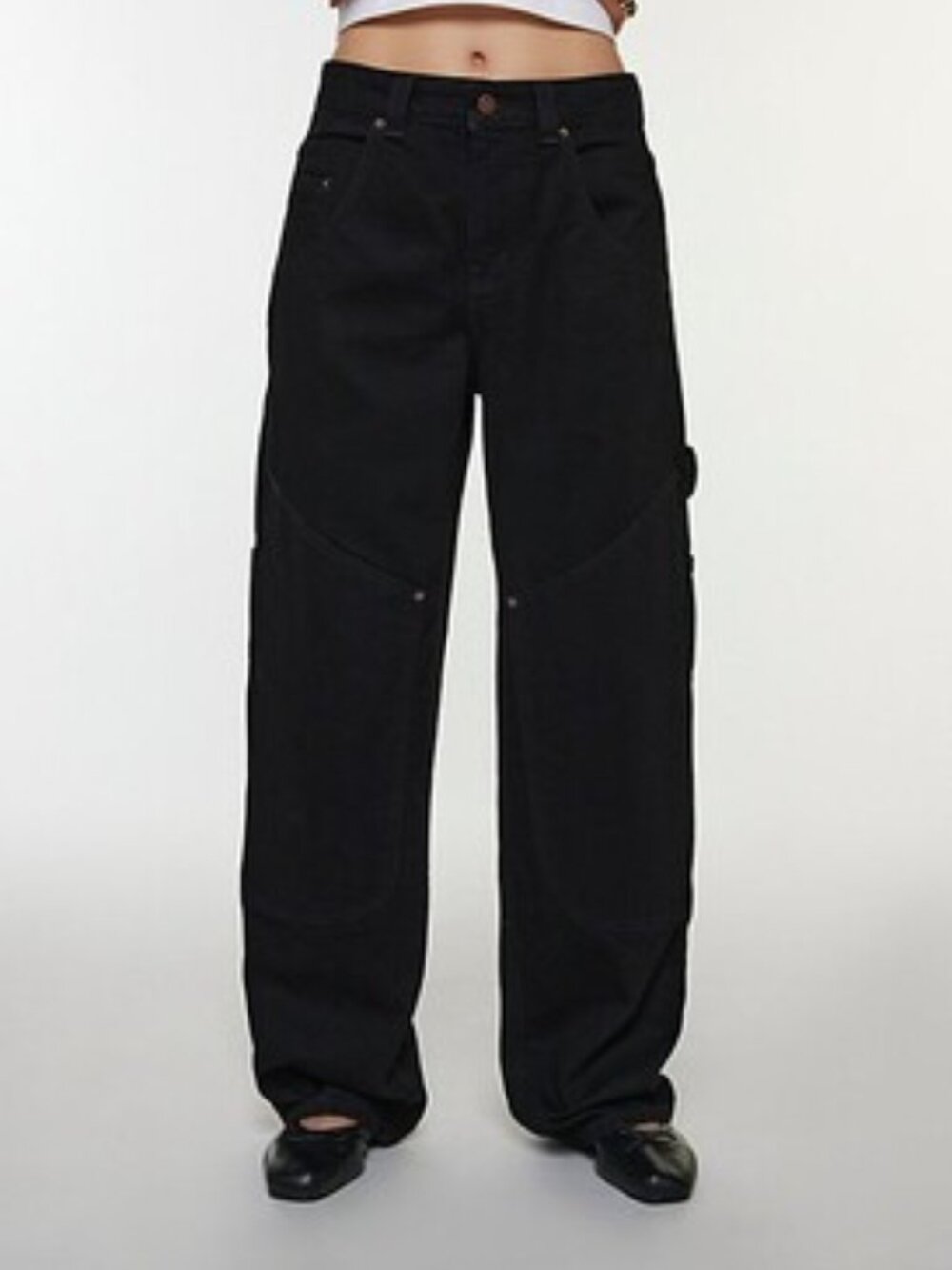BDG Bella Baggy Carpenter Jean Black (Urban Outfitters)